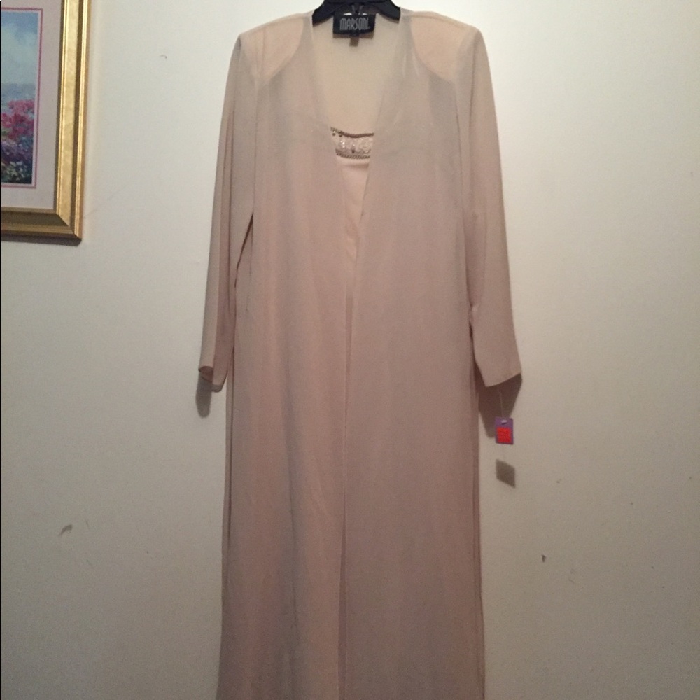 Stylish Light Pink Long Dress